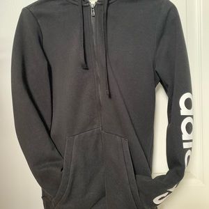 Black Adidas Zip-Up